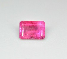 Red beryl gemstone faceted wah - red,