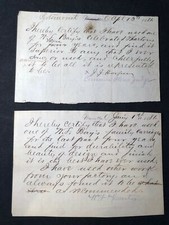 TWO Rare 1881 WL Bay's Phaeton