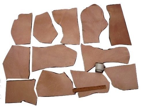 Leather side veg - side, tan