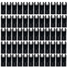 100x Oscillating Multi Tool Saw Blades Set Carbide Metal Wood Cutting Accessorie