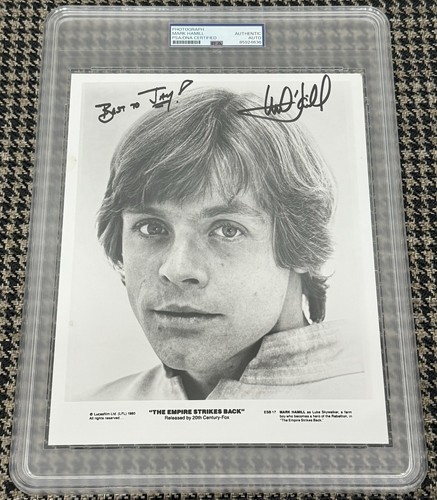 Mark hamill signed - hamill, autograph