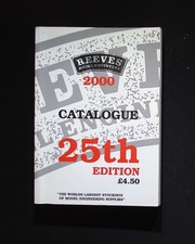 Reeves 2000 Catalogue 25th Edition Model Engineers Model Engineering Supplies