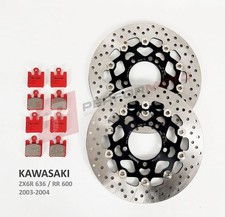 Brembo Serie Oro Front Discs and SA Pads fits Kawasaki ZX6R 636 / RR 600 2003-04