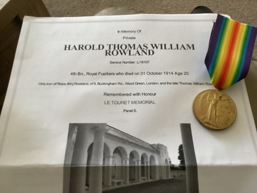 Ww1 victory medal 1914 - 1914, kia
