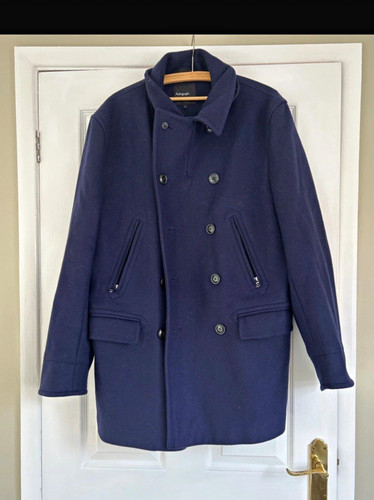 Autograph men navy wool pea - men's,