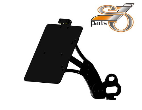 License plate holder - license, side