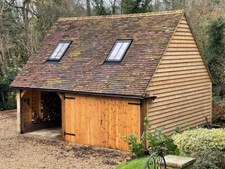 2 Bay Oak Framed Garage Kit