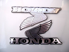 TANK BADGES FOR HONDA PRESSED STEEL EMBLEMS DECALS STICKERS