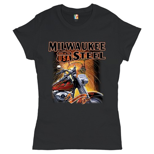 Milwaukee steel shrit route - milwaukee, t-shrit