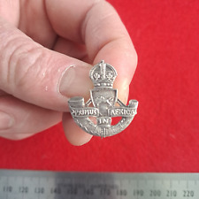 WW1 South African Durban Light Horse Regiment Silver Sweetheart Brooch Badge DLI