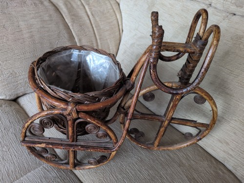 Vintage wicker rattan bamboo - wicker,