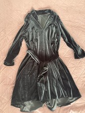 Zara velvet dress with - velvet, belt