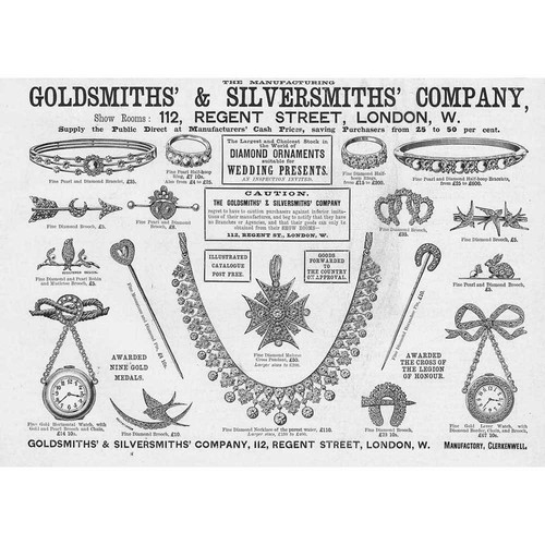 The goldsmiths silversmiths - the,