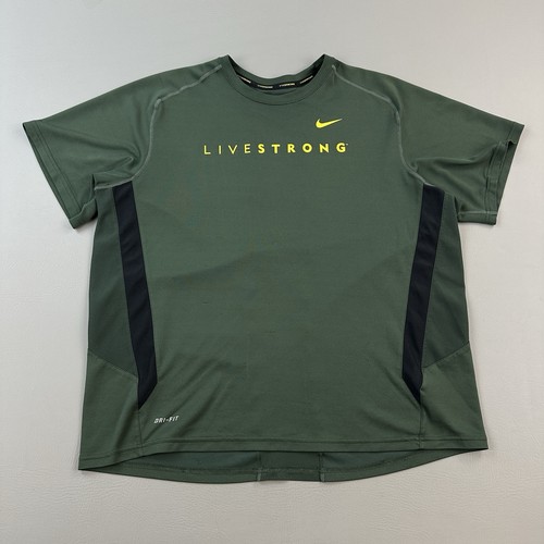 Nike livestrong shirt mens 2xl - nike,