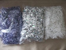 Silver & White , White & Purple Tinsel Bundle
