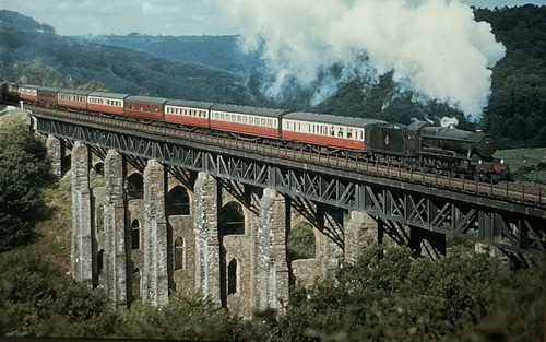 35mm slide gwr loco 1004 - slide,