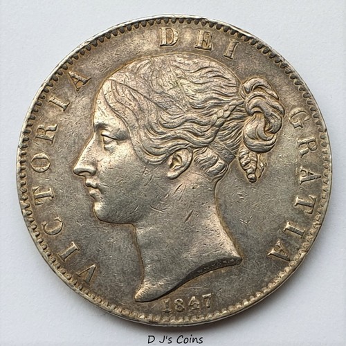 1847 queen victoria silver - 1847,