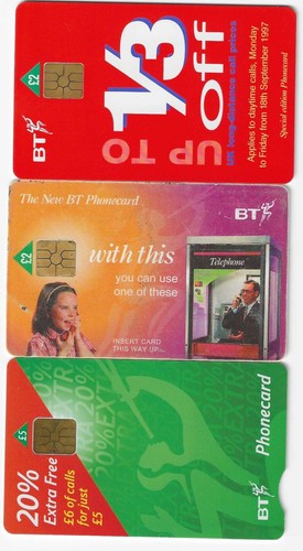 Chip phonecards set - set, 3