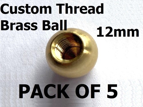 Brass balls custom thread 4 - brass,