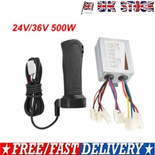Brushed Speed Controller w/ Grip For Electric Scooter Motor Bike 24V/36V 500W UK
