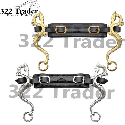 Dragon hackamore horse shanks - dragon,