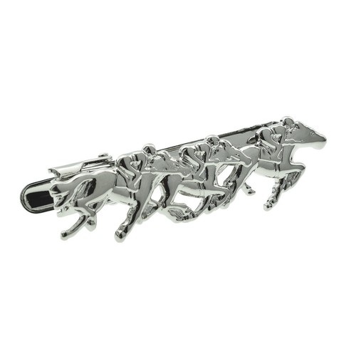 Horse racing design tie clip - horse,