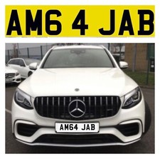 private number plates AM64 JAB