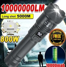 Tactical LED Flashlight 2000LM