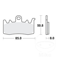 TRW Brake Pads Sintered TRQ