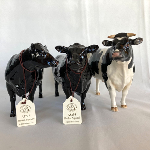 Border fine arts cow bulls - fine,