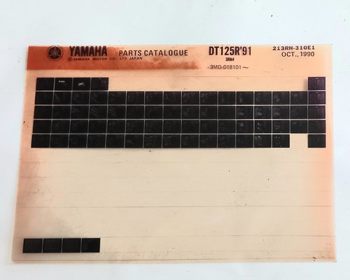 Yamaha enduro dt125r 3rn4 - enduro,