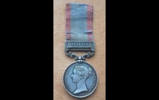 VICTORIAN CAMPAIGN MEDAL SUTLEJ ALIWAL SOBRAON COLOUR SGT 53RD FOOT DIED AT SEA