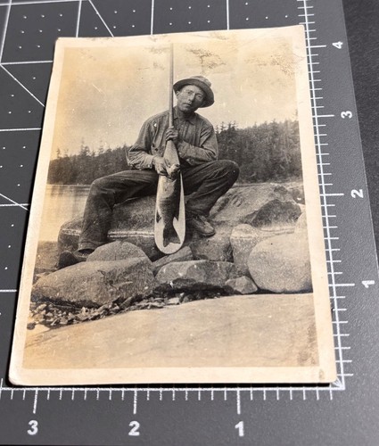 1910s fisherman his catch - 1910s, w/