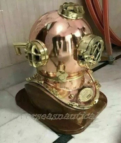 Antique brass diving - brass, divers