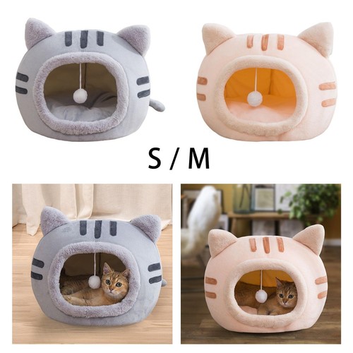 Plush cave cat - dog, bed