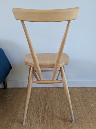 Ercol stacking chair - stacking,