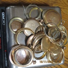 348.1 GRAMS SCRAP GOLD FILLED 10K/14 K POCKET AND WRIST WATCH CASES