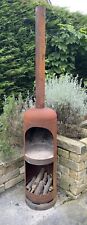 Large Gas Bottle Log Wood Burner With Log Store patio heater/ Garden heater 47kg