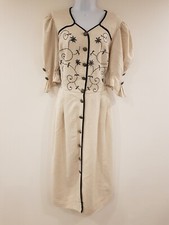 Vintage Dress Pockets Cotton