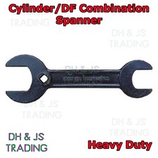 Cylinder / DF Spanner - Gas Bottle Cylinder Combination Spanner & Spindle Key