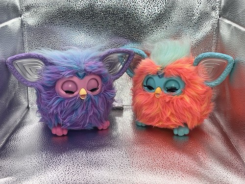 Hasbro furby purple and orange - purple,
