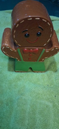 Ceramic gingerbread man - ceramic,