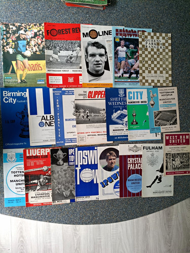 Football match programme bulk - match,