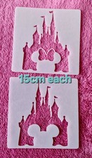 2  PLASTIC CRAFT STENCILS  NEW