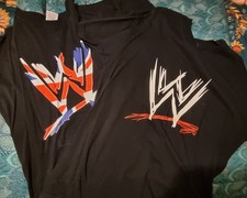 Wwe Logo T Shirt x2 both XL