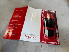 1995  PONTIAC COLOR SELECTOR