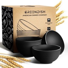 Wheat Straw Bowls Set of 4