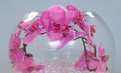 Pink orchid single - pink,