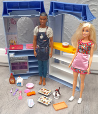 Barbie bake shop cafe play - barbie,