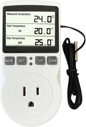 Plug thermostat temperature - plug, in